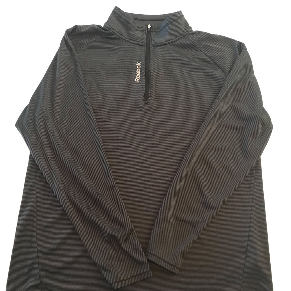 Men’s Reebok Grey 1/4 Zip Lightweight Pullover
